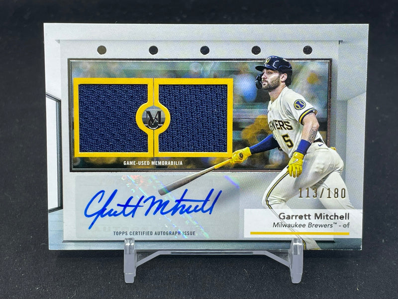 2024 TOPPS MUSEUM COLLECTION - SIGNATURE SWATCHES - G. MITCHELL - #SWDRA-GM - #'D/180 - DUAL RELIC - AUTOGRAPH
