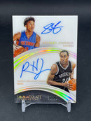 2015 PANINI IMMACULATE - S. JOHNSON / R. HOLLIS-JEFFERSON - #36 - #'D/49 - DUAL AUTOGRAPH