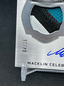 2024 UPPER DECK THE CUP - EMBLEMS OF ENDORSEMENTS - M. CELEBRINI - #EE-MC - #'D/15 - DUAL PATCH - AUTOGRAPH - RC