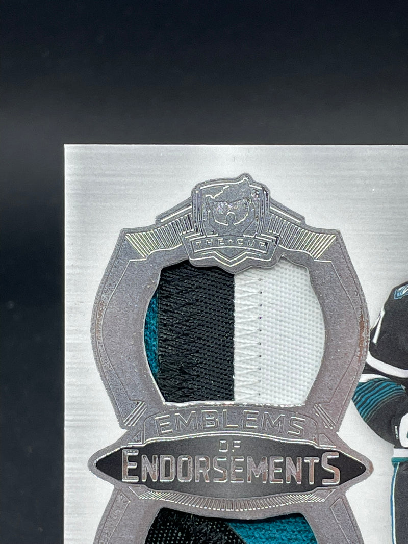 2024 UPPER DECK THE CUP - EMBLEMS OF ENDORSEMENTS - M. CELEBRINI - #EE-MC - #'D/15 - DUAL PATCH - AUTOGRAPH - RC