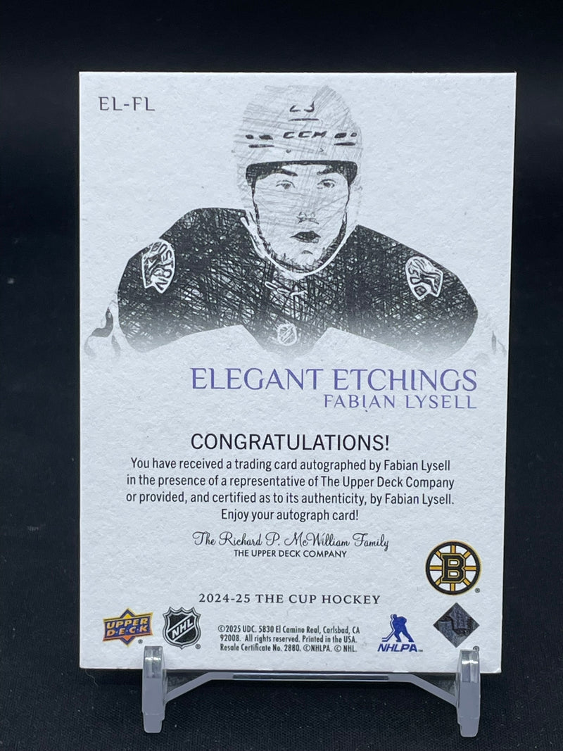 2024 UPPER DECK THE CUP - ELEGANT ETCHINGS - F. LYSELL -