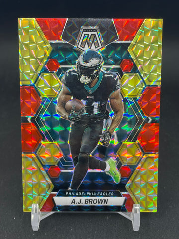 2023 PANINI MOSAIC - RED AND YELLOW PRIZM - A. BROWN - #193 - #'D/80