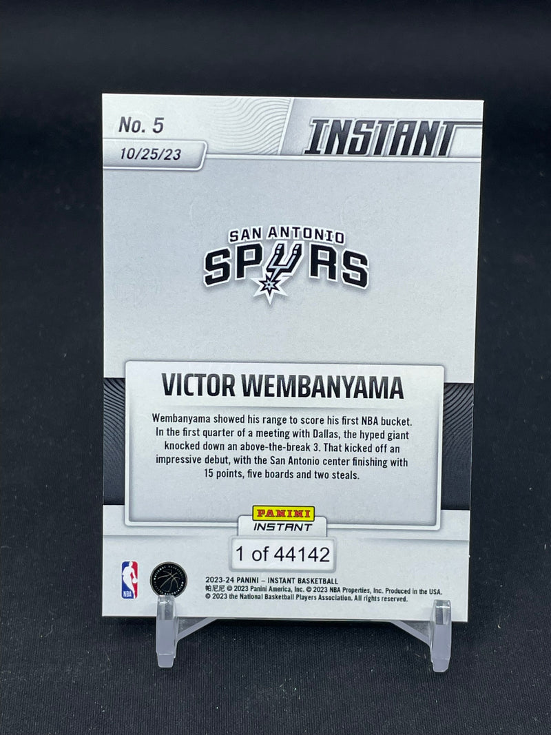 2023 PANINI INSTANT - V. WEMBANYAMA - #5 - #'D/44142 - RC