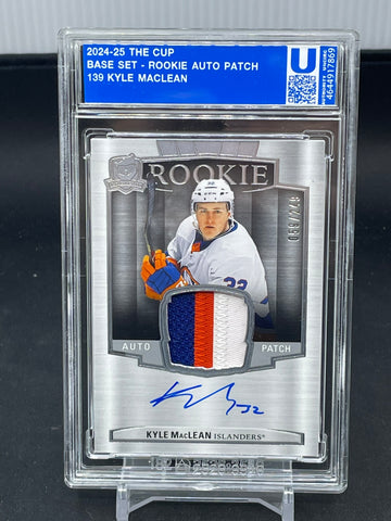 2024 UPPER DECK THE CUP - BASE SET RPA - K. MACLEAN - #139 - #'D/249 - RELIC - AUTOGRAPH - RC