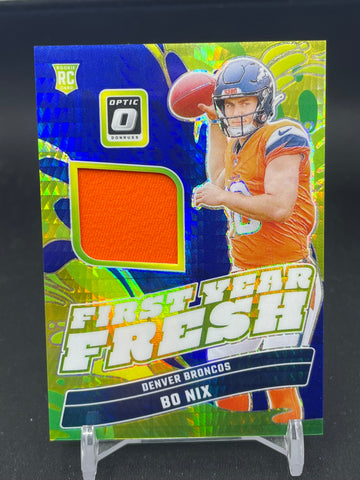 2024 PANINI DONRUSS OPTIC - HYPER PRIZM - FIRST YEAR FRESH - B. NIX - #FYF-BNX - RELIC - RC