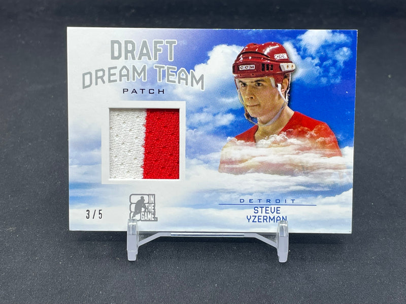 2014 IN THE GAME USED - DRAFT DREAM TEAM - S. YZERMAN - #DT-22 - #'D/5 - RELIC