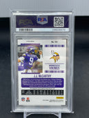 2024 PANINI CONTENDERS OPTIC - BLUE - J. MCCARTHY - #101 - #'D/75 - AUTOGRAPH - PSA 9 - RC