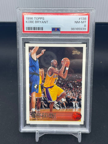 1996 TOPPS - K. BRYANT - #138 - PSA 8 - RC