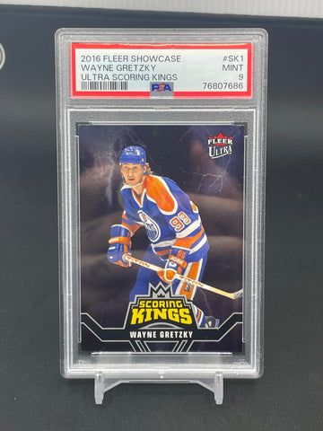 2016 FLEER SHOWCASE - ULTRA SCORING KINGS - W. GRETZKY - #SK1 - PSA 9