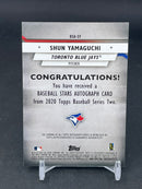 2020 TOPPS SERIES TWO - BASEBALL STARS - S. YAMAGUCHI -