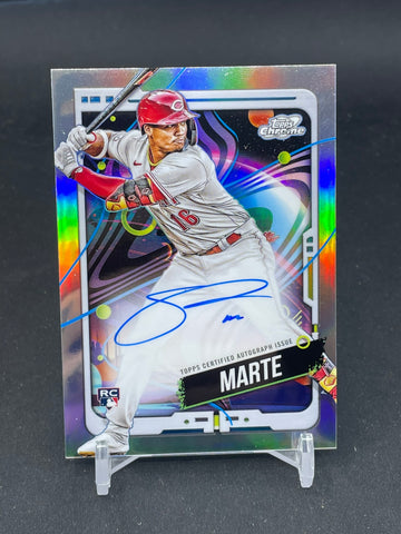 2024 TOPPS CHROME COSMIC - VARIATION - N. MARTE - #CCA-NM - AUTOGRAPH - RC