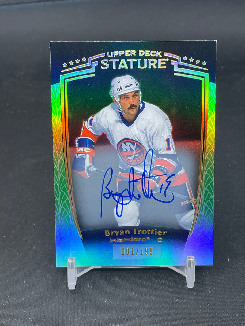2024 UPPER DECK STATURE - AUTO GREEN - B. TROTTIER - #28 - #'D/199 - AUTOGRAPH