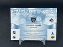 2023 UPPER DECK SP AUTHENTIC - SIGN OF THE TIMES - A. BARKOV -