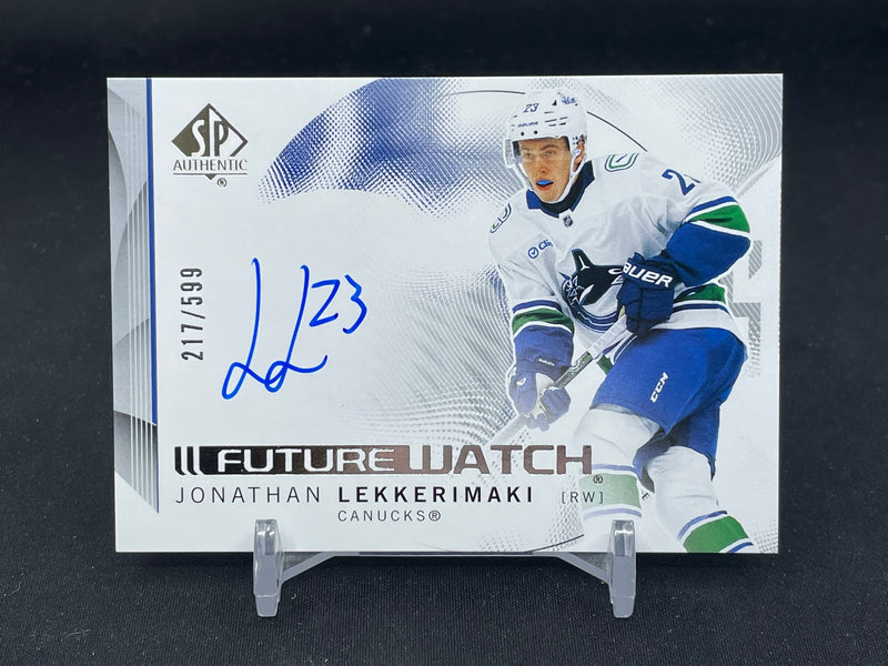 2024 UPPER DECK SP AUTHENTIC - HOPRIZONTAL FUTURE WATCH AUTO - J. LEKKERIMAKI - #199 - #'D/599 - AUTOGRAPH - RC