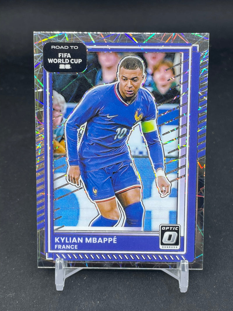 2025 PANINI DONRUSS ROAD TO WORLD CUP - LASER PRIZM - K. MBAPPE -