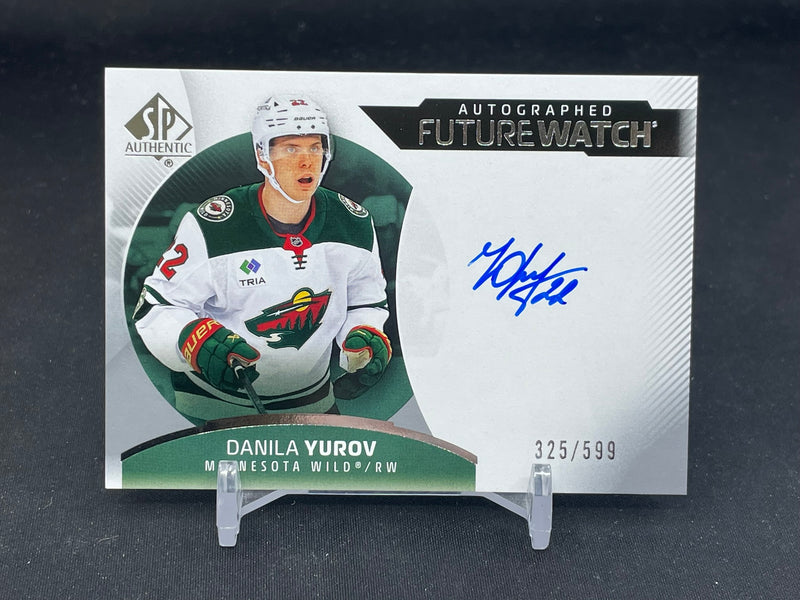 2025 UPPER DECK SP AUTHENTIC - HORIZONTAL FUTURE WATCH AUTO - D. YUROV - #178 - #'D/599 - AUTOGRAPH - RC