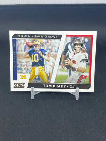 2021 PANINI SCORE - COLLEGIATE CHAMPIONS - T. BRADY - #CC9