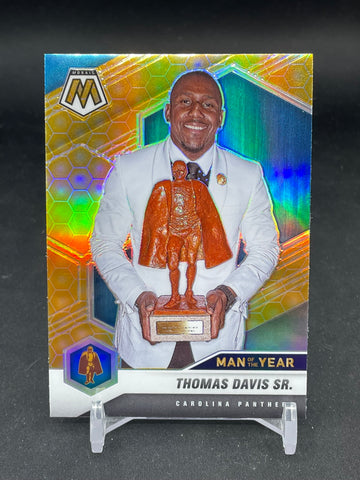 2021 PANINI MOSAIC - HONEYCOMB PRIZM - MAN OF THE YEAR - T. DAVIS SR. - #268