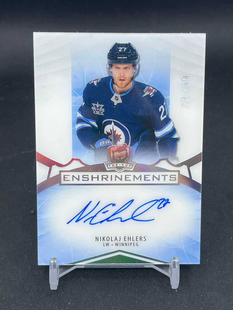 2020 UPPER DECK THE CUP - ENSHRINEMENTS - N. EHLERS - #E-NE - #'D/99 - AUTOGRAPH