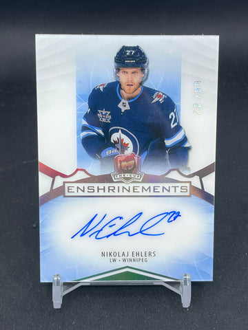 2020 UPPER DECK THE CUP - ENSHRINEMENTS - N. EHLERS - #E-NE - #'D/99 - AUTOGRAPH
