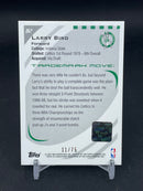 2007 TOPPS TRADEMARK MOVES - LEVEL 1 - L. BIRD - #82 - #'D/75 - AUTOGRAPH