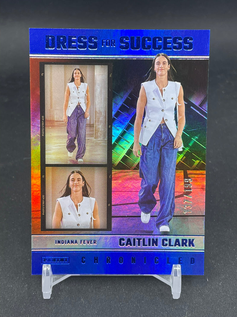 2025 PANINI CHRONICLES - BLUE - DRESS FOR SUCCESS - C. CLARK - #63 - #'D/199