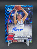 2025 TOPPS BOWMAN CHROME UNIVERSITY - BLUE STEALTH REFRACTOR - A. ZIEBELL - #5 - #'D/100 - AUTOGHRAPH
