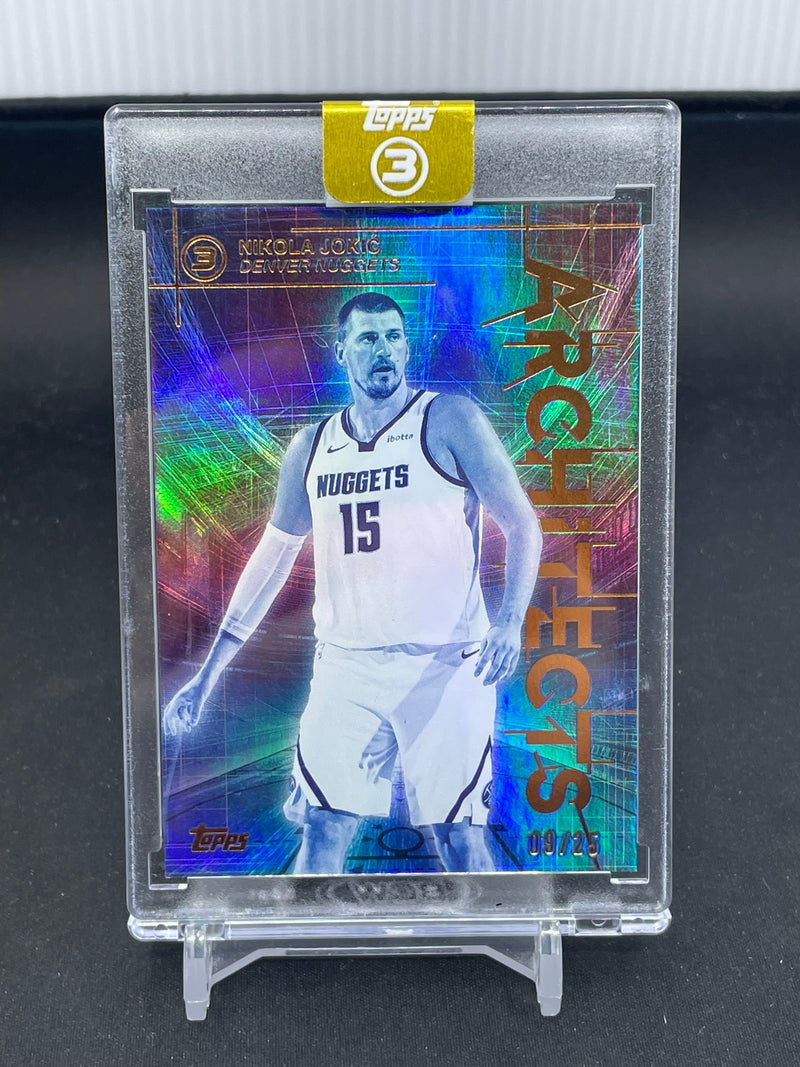2025 TOPPS 3 - ARCHITECTS - N. JOKIC - #AR-13 - #'D/25