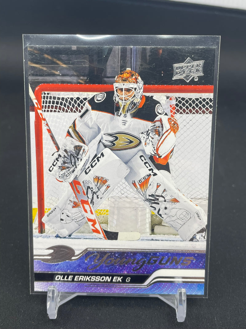 2023 UPPER DECK SERIES ONE - YOUNG GUNS - O. ERIKSSON EK -
