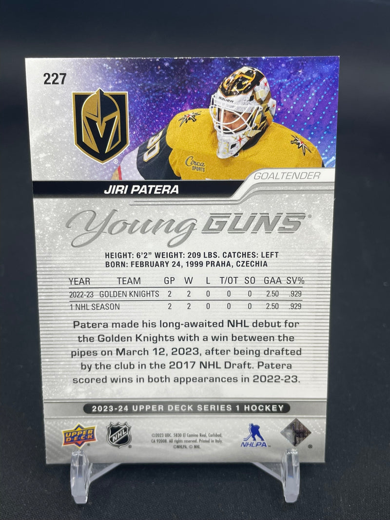 2023 UPPER DECK SERIES ONE - YOUNG GUNS - J. PATERA -
