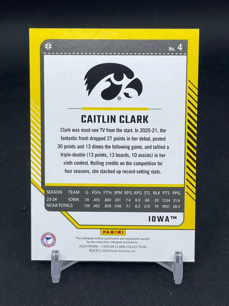 2024 PANINI CAITLIN CLARK COLLECTION - DONRUSS - C. CLARK - #4 - #'D/199