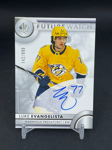 2023 UPPER DECK SP AUTHENTIC - FUTURE WATCH AUTO - L. EVANGELISTA - #117 - #'D/999 - AUTOGRAPH - RC
