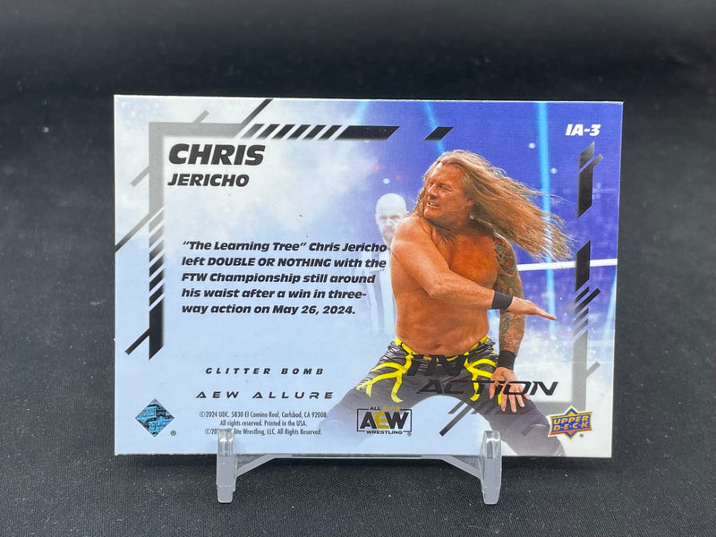 2024 UPPER DECK AEW ALLURE - GLITTER BOMB - IN ACTION - C. JERICHO -