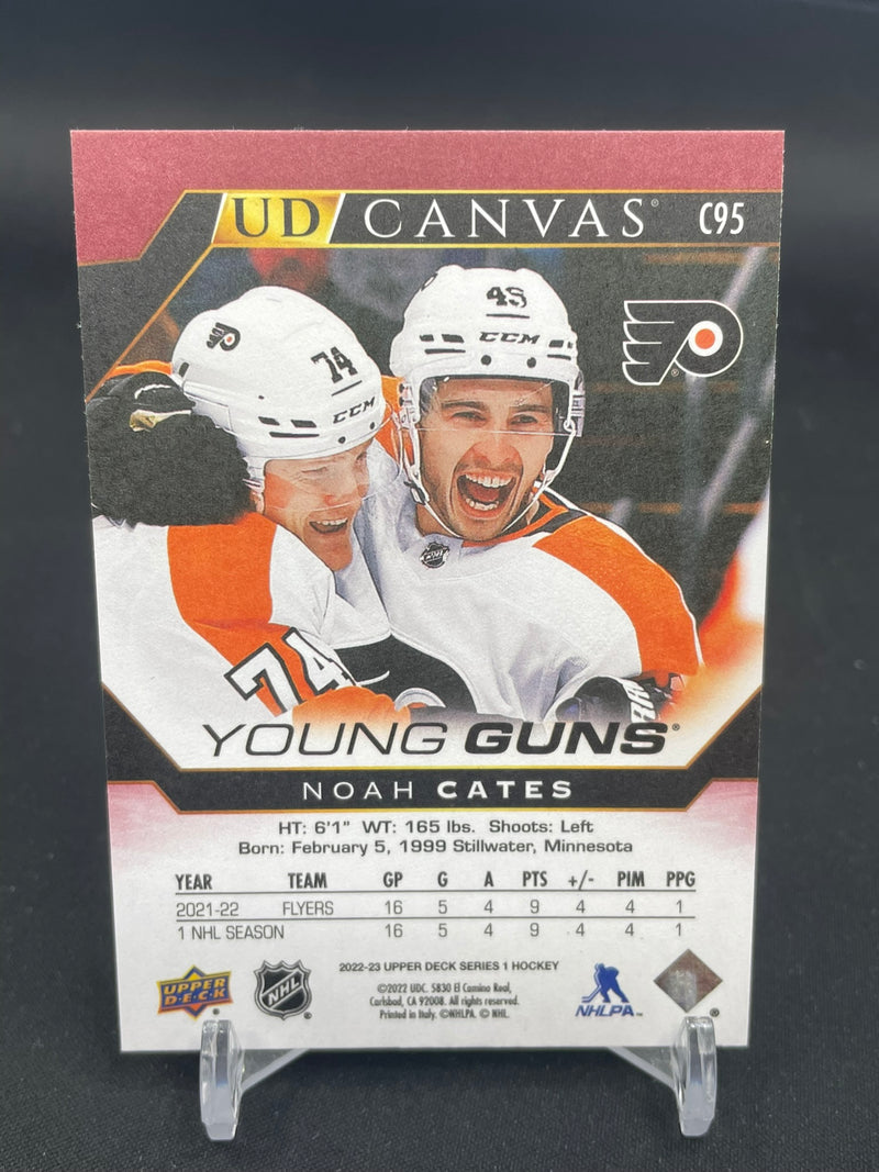 2022 UPPER DECK SERIES ONE - UD CANVAS - YOUNG GUNS - N. CATES -