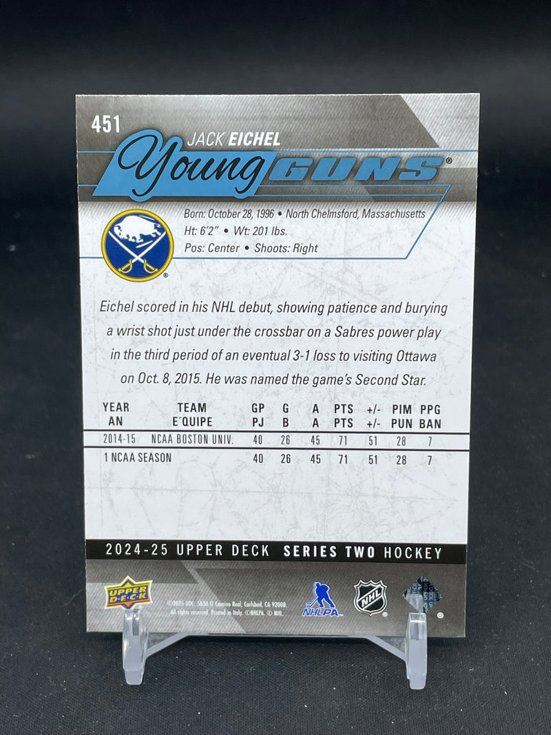 2024 UPPER DECK SERIES TWO - YOUNG GUNS RENEWED - J. EICHEL -