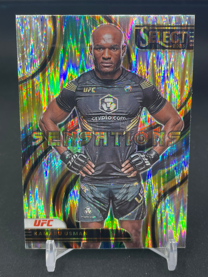 2023 PANINI SELECT - FLASH PRIZM - SENSATIONS - K. USMAN -