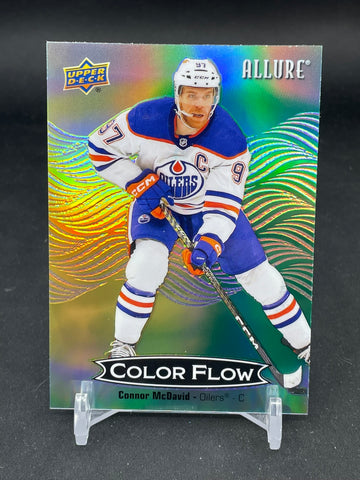 2024 UPPER DECK ALLURE - YELLOW/GREEN COLOR FLOW - C. MCDAVID - #CFL-18