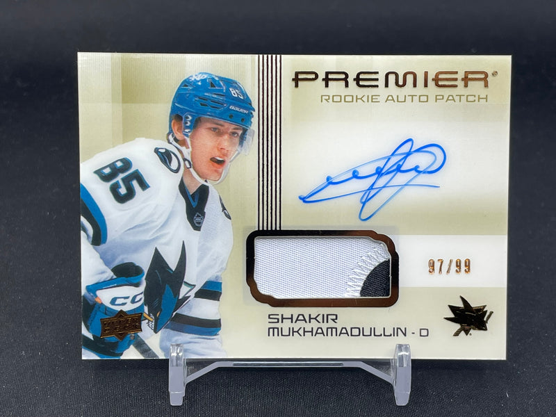2024 UPPER DECK PREMIER - BRONZE - ROOKIE AUTO PATCH - S. MUKHAMADULLIN - #HR-SM - #'D/99 - RELIC - AUTOGRAPH - RC
