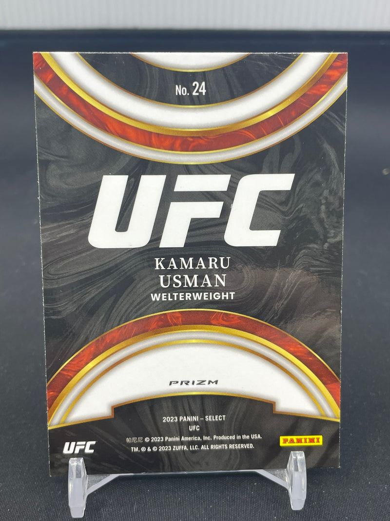 2023 PANINI SELECT - FLASH PRIZM - GLOBAL ICONS - K. USMAN -