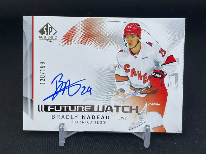 2024 UPPER DECK SP AUTHENTIC - HORIZONTAL FUTURE WATCH AUTO - B. NADEAU - #148 - #'D/199 - AUTOGRAPH - RC