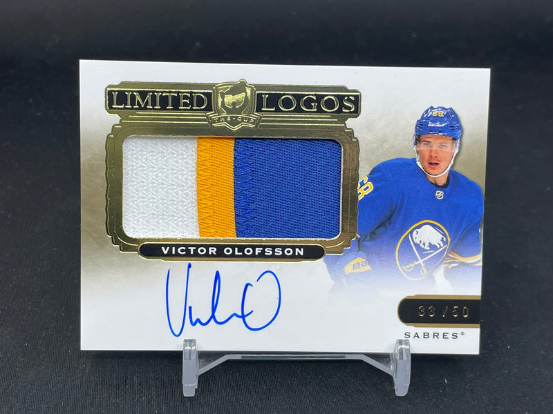 2020 UPPER DECK THE CUP - LIMITED LOGOS - V. OLOFSSON - #LL-VO - #'D/50 - RELIC - AUTOGRAPH
