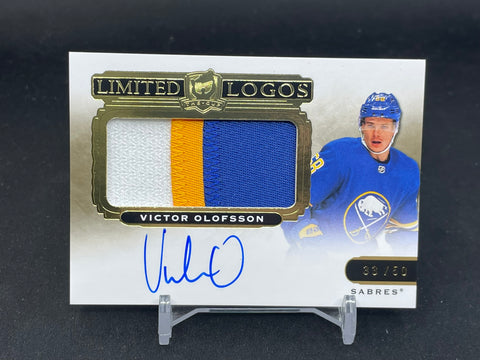 2020 UPPER DECK THE CUP - LIMITED LOGOS - V. OLOFSSON - #LL-VO - #'D/50 - RELIC - AUTOGRAPH