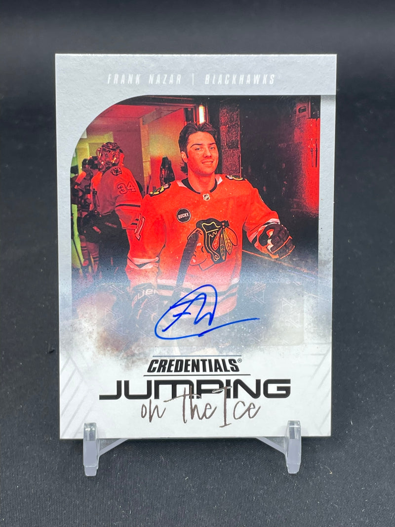 2024 UPPER DECK CREDENTIALS - JUMPING ON THE ICE - F. NAZAR -