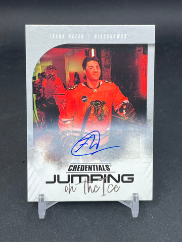 2024 UPPER DECK CREDENTIALS - JUMPING ON THE ICE - F. NAZAR - #JI-FN - AUTOGRAPH