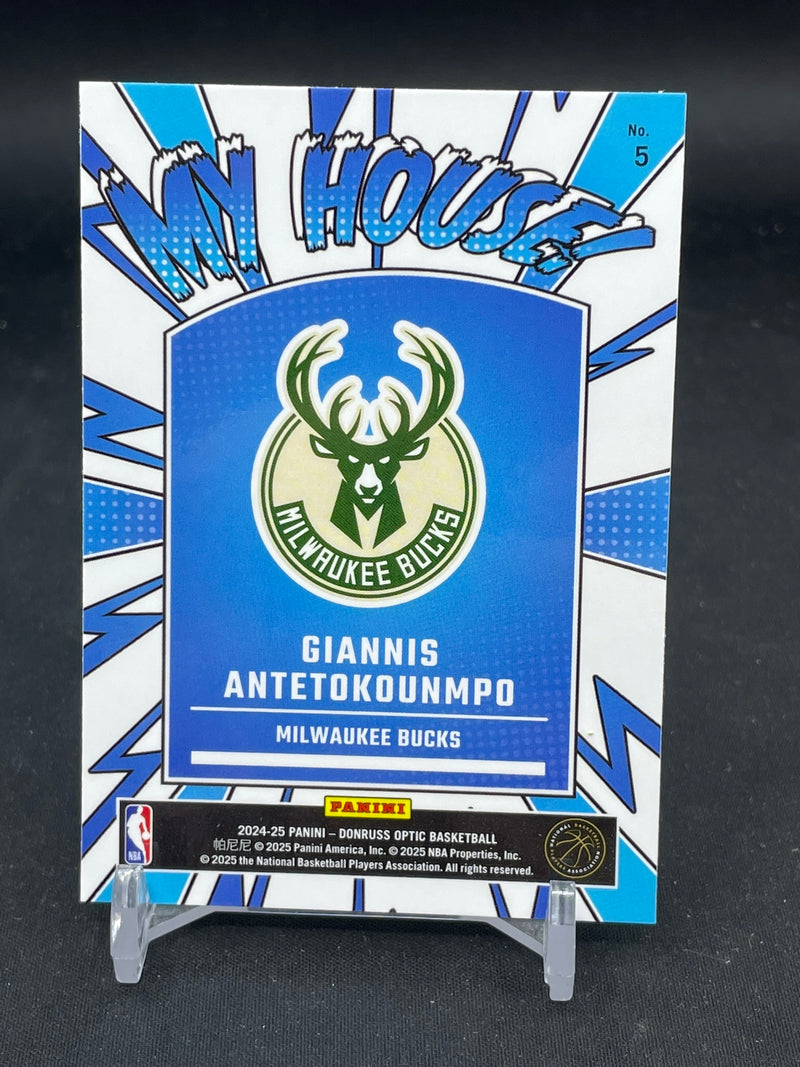 2024 PANINI DONRUSS OPTIC - MY HOUSE - G. ANTETOKOUNMPO -