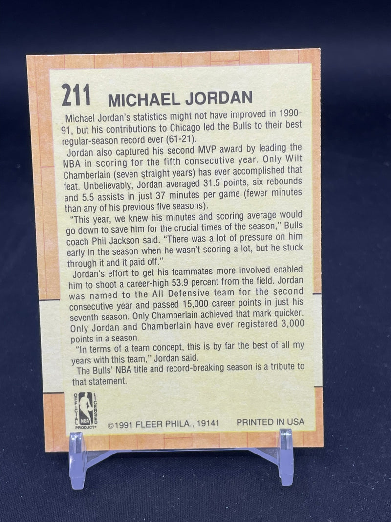 1991 FLEER - ALL-STAR - M. JORDAN -