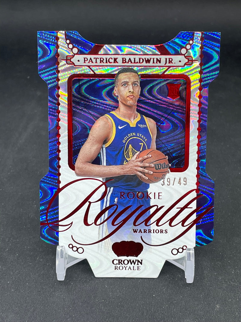 2022 PANINI CROWN ROYALE - RED - ROOKIE ROYALTY - P. BALDWIN JR. - #28 - #'D/49 - RC