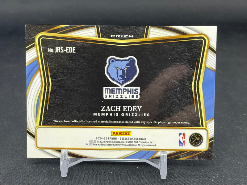 2024 PANINI SELECT - SILVER PRIZM - JUMBO SWATCH - Z. EDEY -