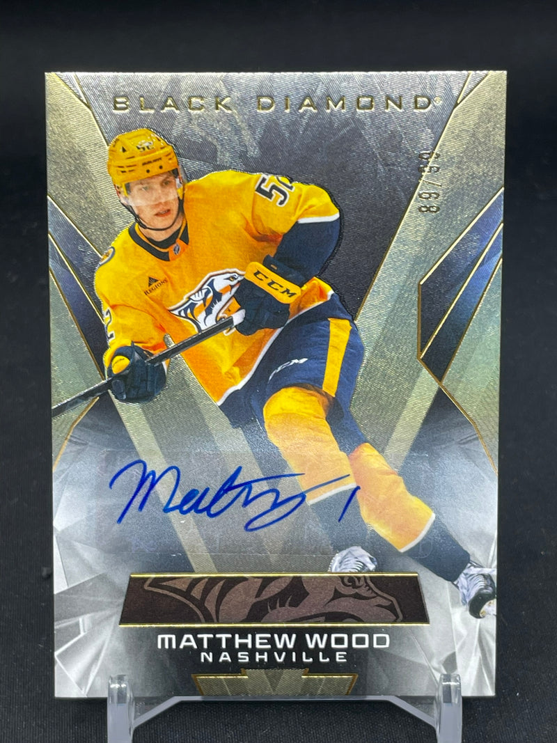 2025 UPPER DECK BLACK DIAMOND - AUTO - M. WOOD - #BDB-WO - #'D/99 - AUTOGRAPH