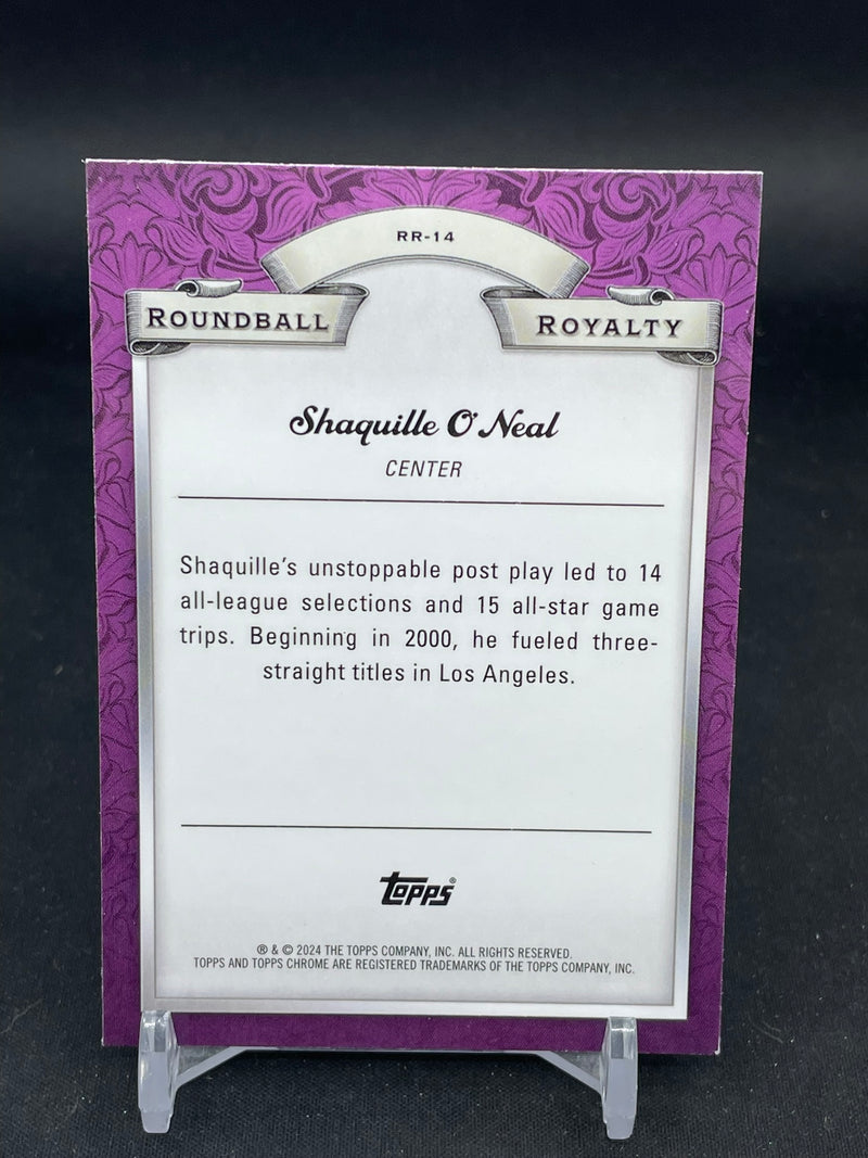 2024 TOPPS CHROME - ROUNDBALL ROYALTY - S. O'NEAL -